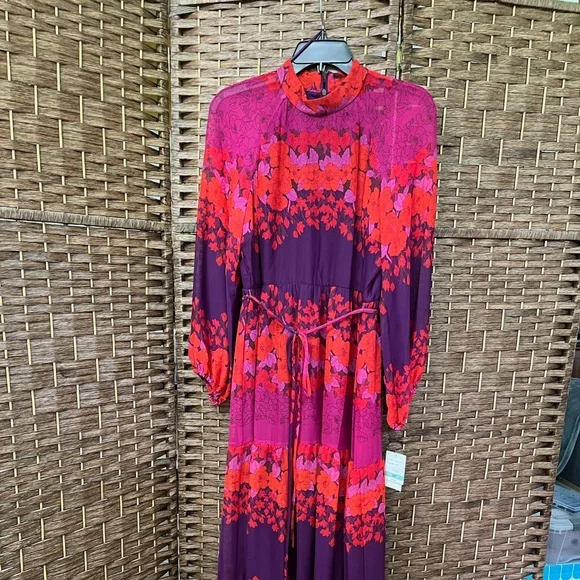 Melonie T Long Sleeve Floral Maxi Dress Size 20W NWT - Picture 2 of 9